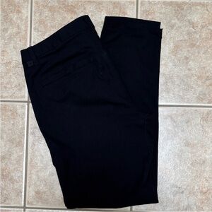 ABC Slim-Fit Trouser 34x31L *Smooth Twill. Black